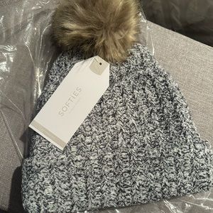NWT Softies beanie with Pom